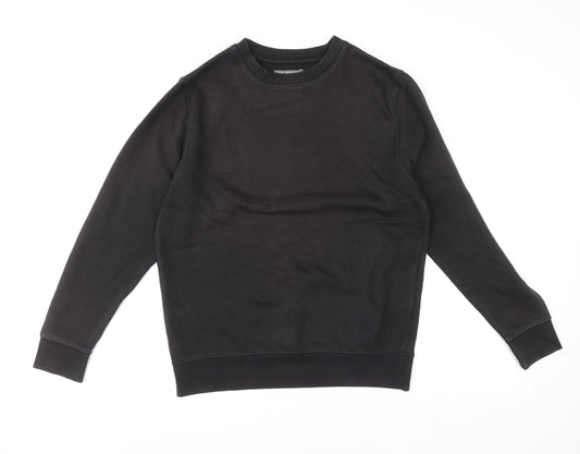Mens UK Size M Primark Black Pullover Sweatshirt