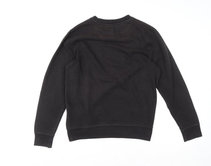 Mens UK Size M Primark Black Pullover Sweatshirt