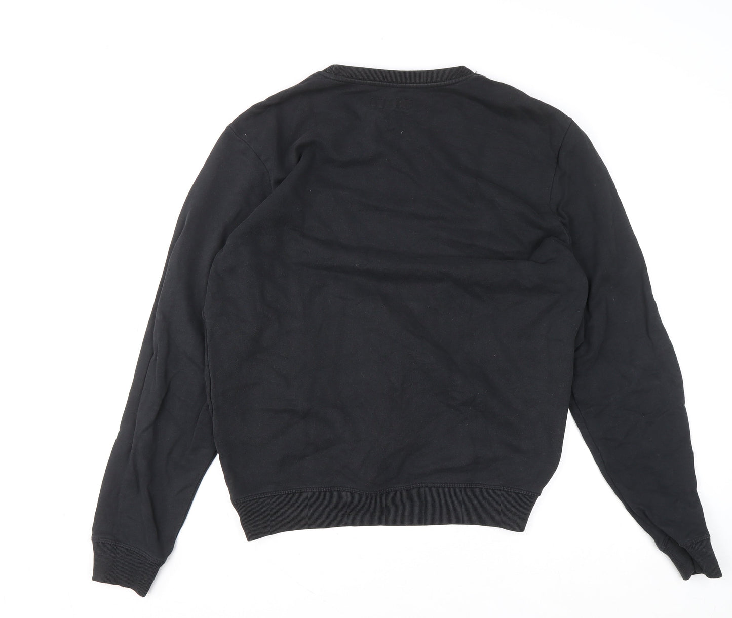 Mens UK Size M AllSaints Black Pullover Sweatshirt