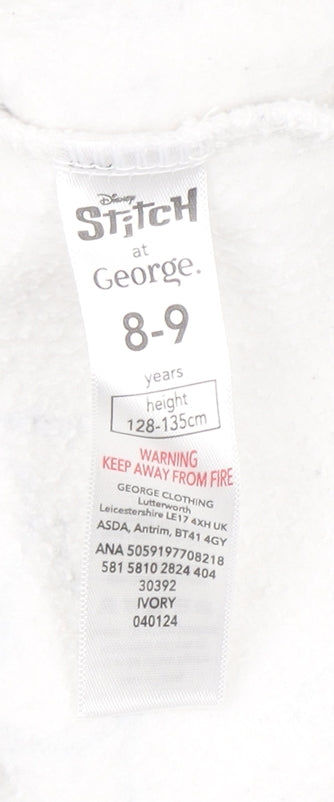 Boys UK Size 8-9 Years George Ivory Pullover Hoodie