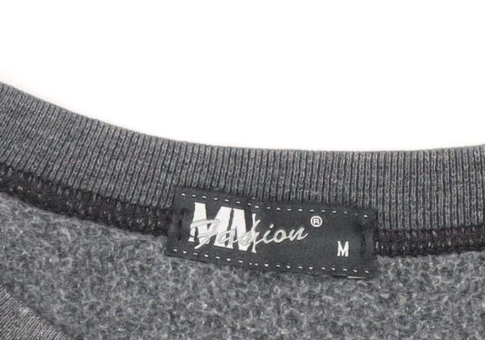 Mens UK Size M MV Fexion Grey Pullover Sweatshirt