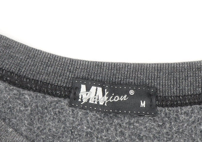Mens UK Size M MV Fexion Grey Pullover Sweatshirt