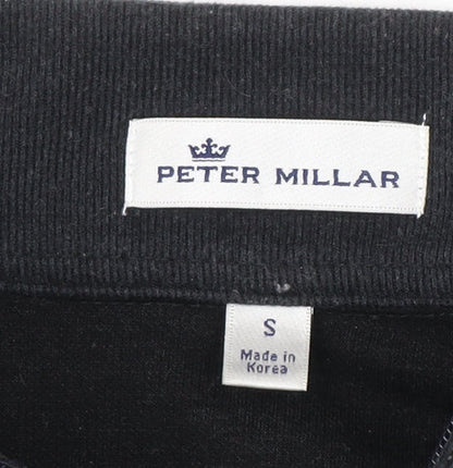 Mens UK Size S Peter Millar Black Pullover Sweatshirt