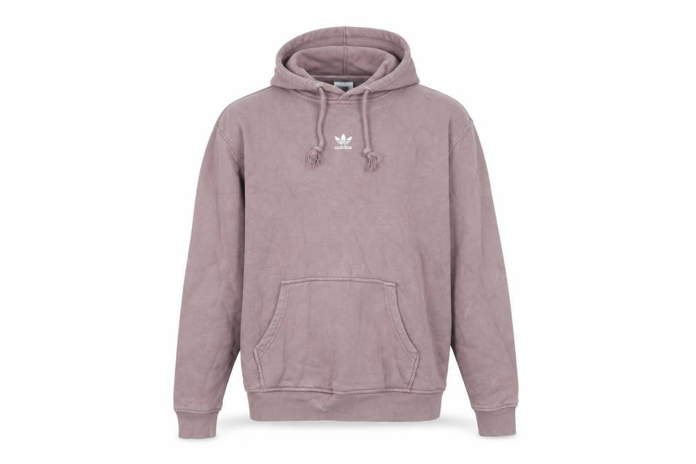 Mens UK Size L adidas Brown Pullover Hoodie