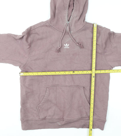 Mens UK Size L adidas Brown Pullover Hoodie