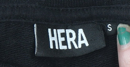 Mens UK Size S Hera Black Pullover Sweatshirt