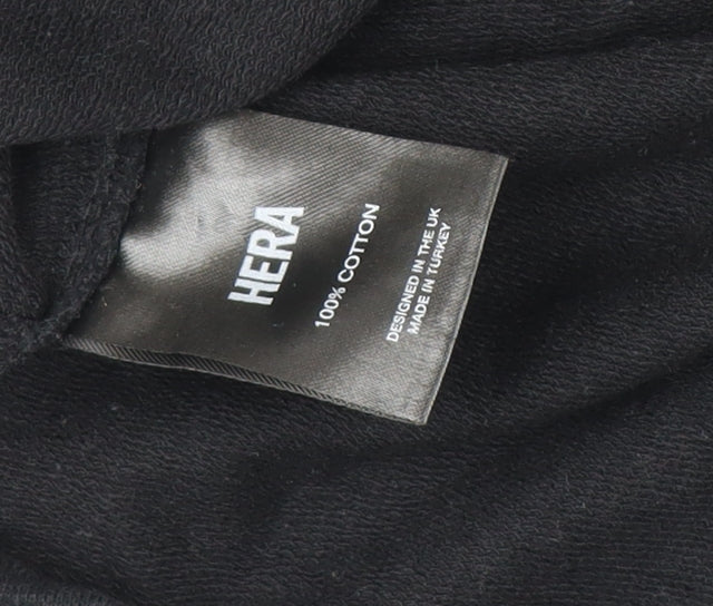 Mens UK Size S Hera Black Pullover Sweatshirt