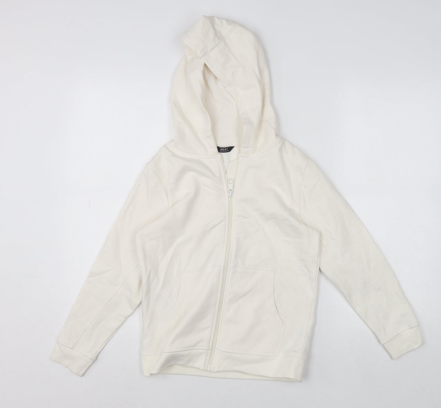 Girls UK Size 9 Years NEXT Ivory Full Zip Hoodie