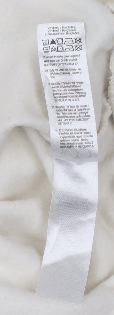 Womens UK Size L Disney Ivory Pullover Sweatshirt