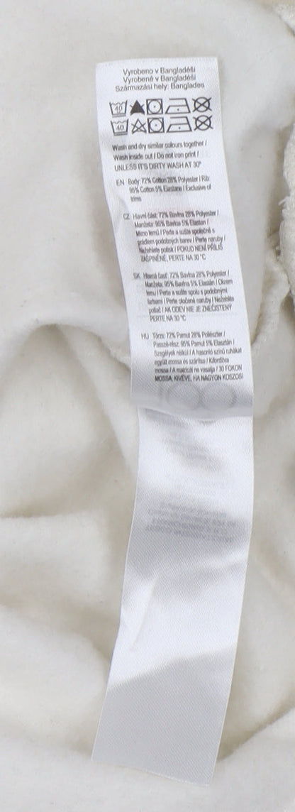 Womens UK Size L Disney Ivory Pullover Sweatshirt