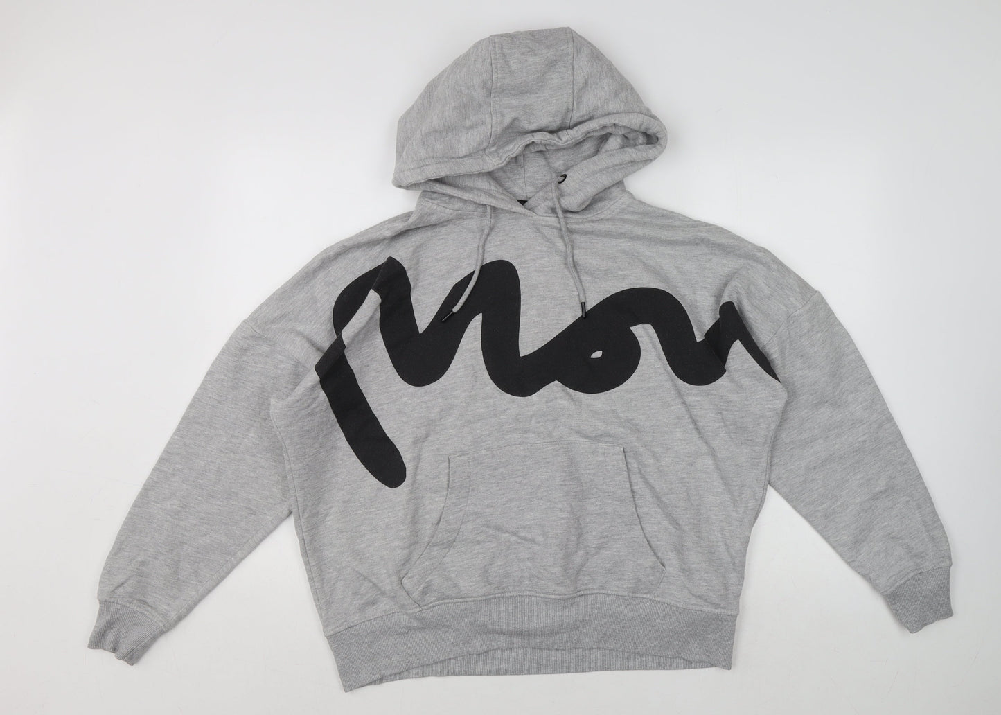 Womens UK Size 12 Money Grey Pullover Hoodie
