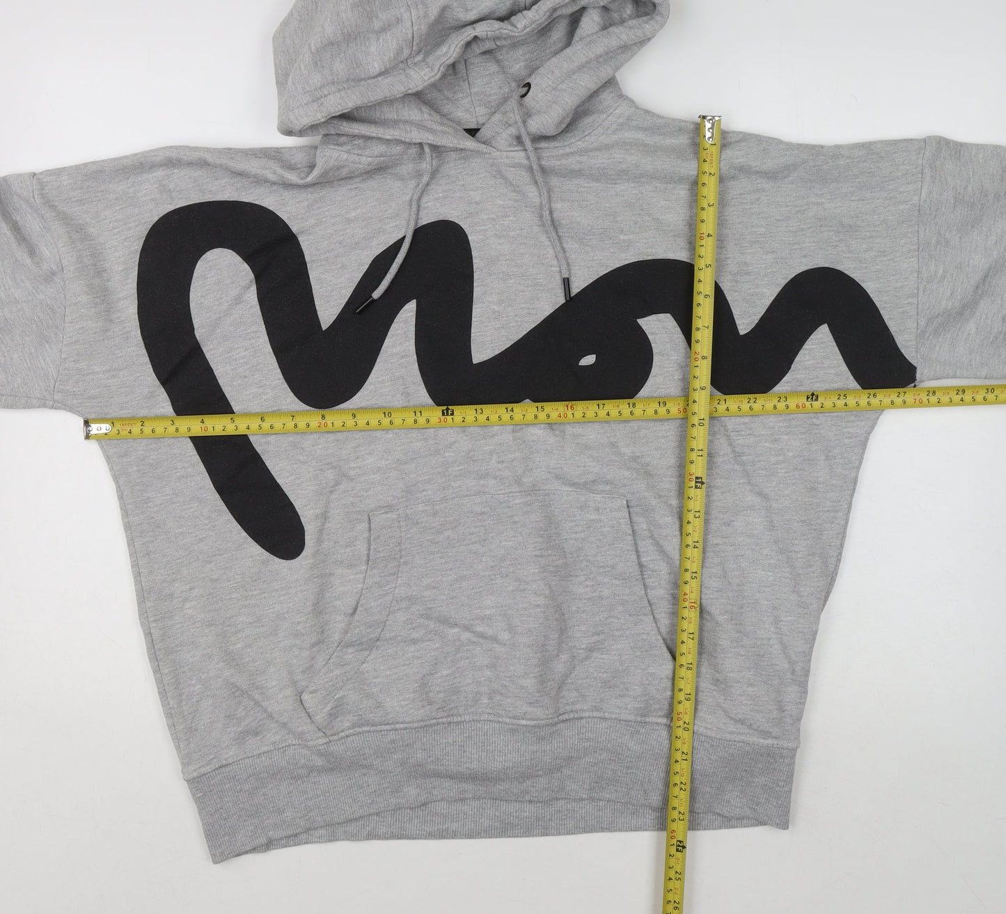 Womens UK Size 12 Money Grey Pullover Hoodie