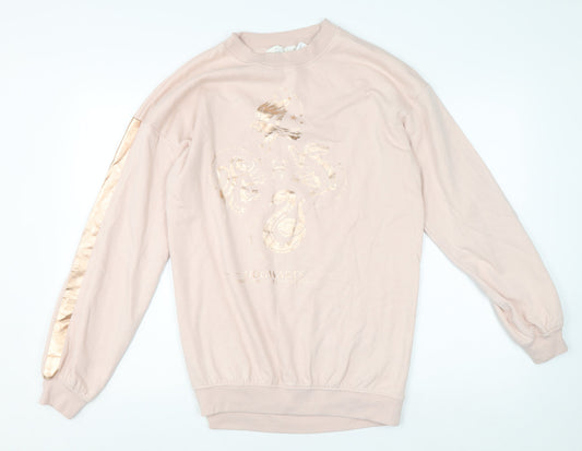 Teens UK Size 14 H&M Pink Pullover Sweatshirt
