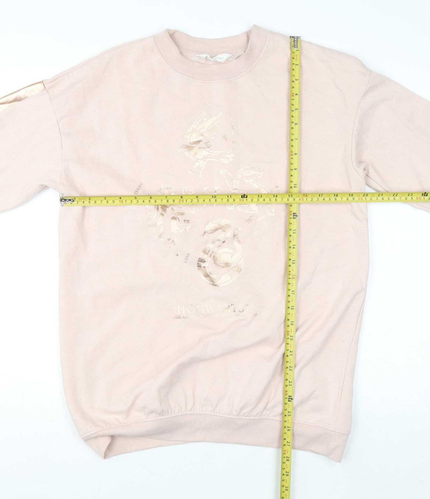 Teens UK Size 14 H&M Pink Pullover Sweatshirt
