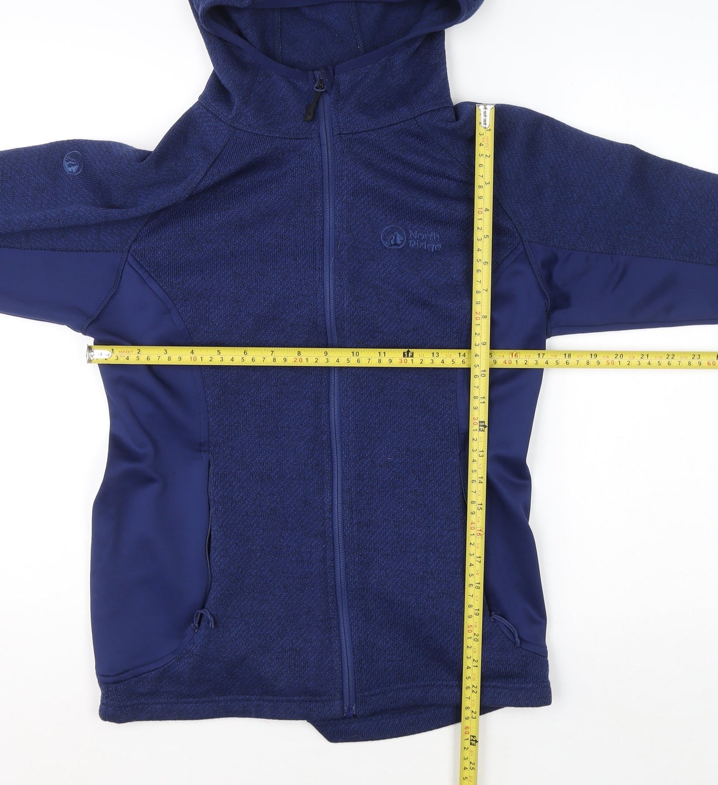Womens UK Size 12 North Ridge Blue Hiking Walking Gym & Training Jacket