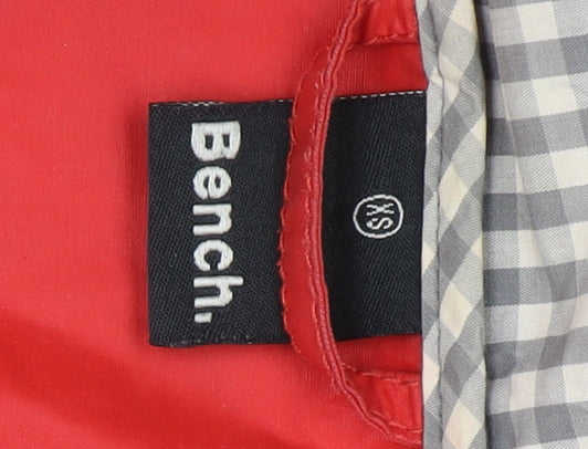 Womens UK Size XS Bench Red Parka Coat