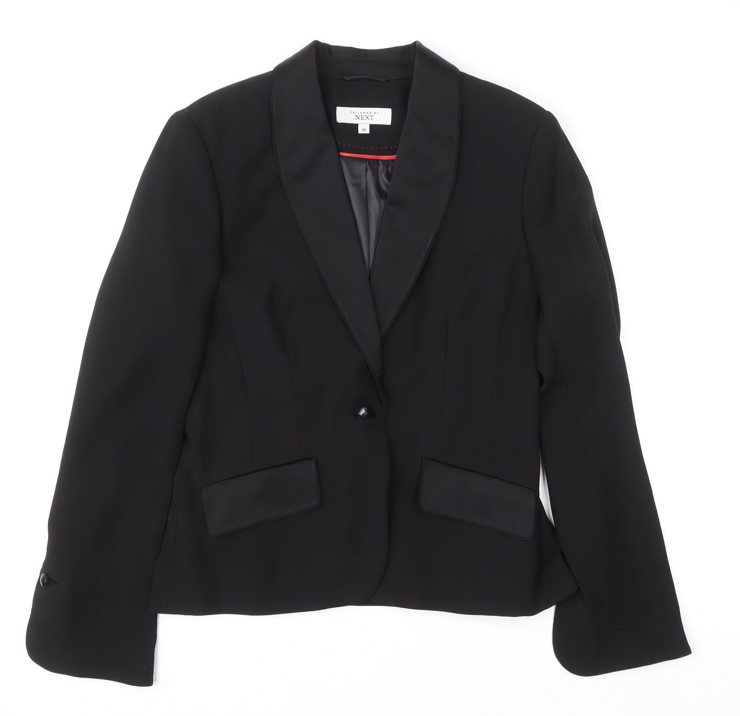 Womens UK Size 12 NEXT Regular Black Suit Jacket