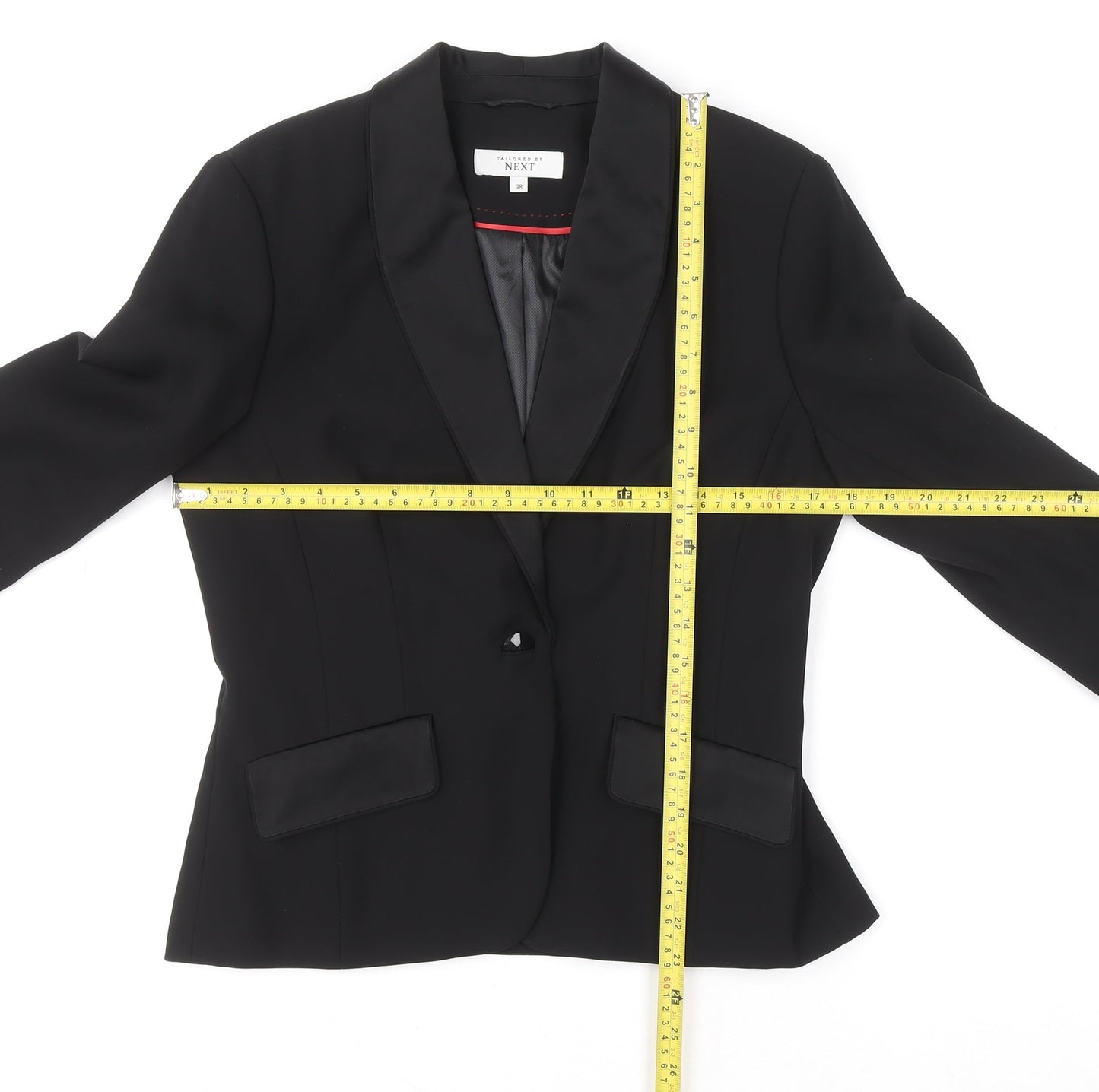 Womens UK Size 12 NEXT Regular Black Suit Jacket