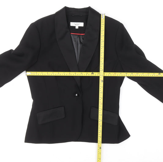 Womens UK Size 12 NEXT Regular Black Suit Jacket