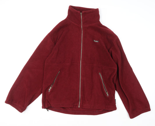 Mens UK Size S Peter Storm Red Full Zip Sweatshirt