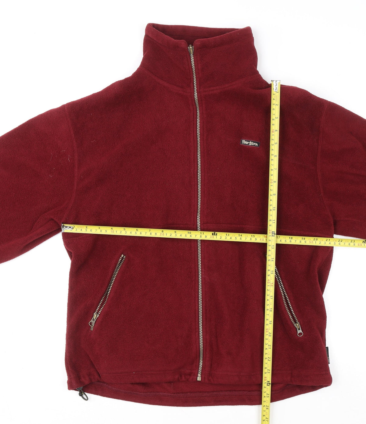 Mens UK Size S Peter Storm Red Full Zip Sweatshirt