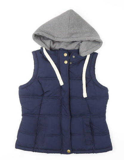 Womens UK Size 14 George Blue Puffer Jacket