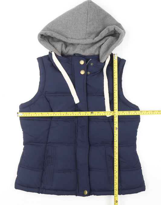 Womens UK Size 14 George Blue Puffer Jacket