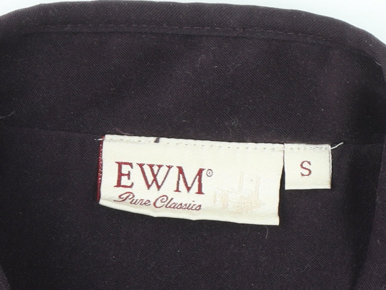 Womens UK Size S EWM Black Quilted Coat
