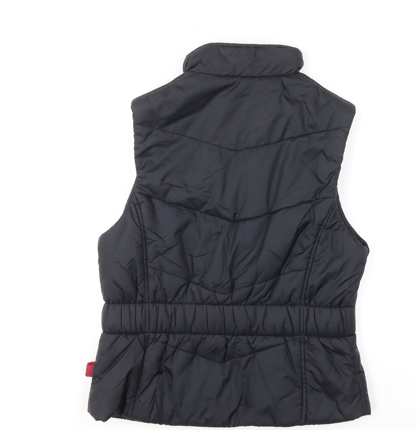Womens UK Size 8 DECATHLON Black Puffer Jacket