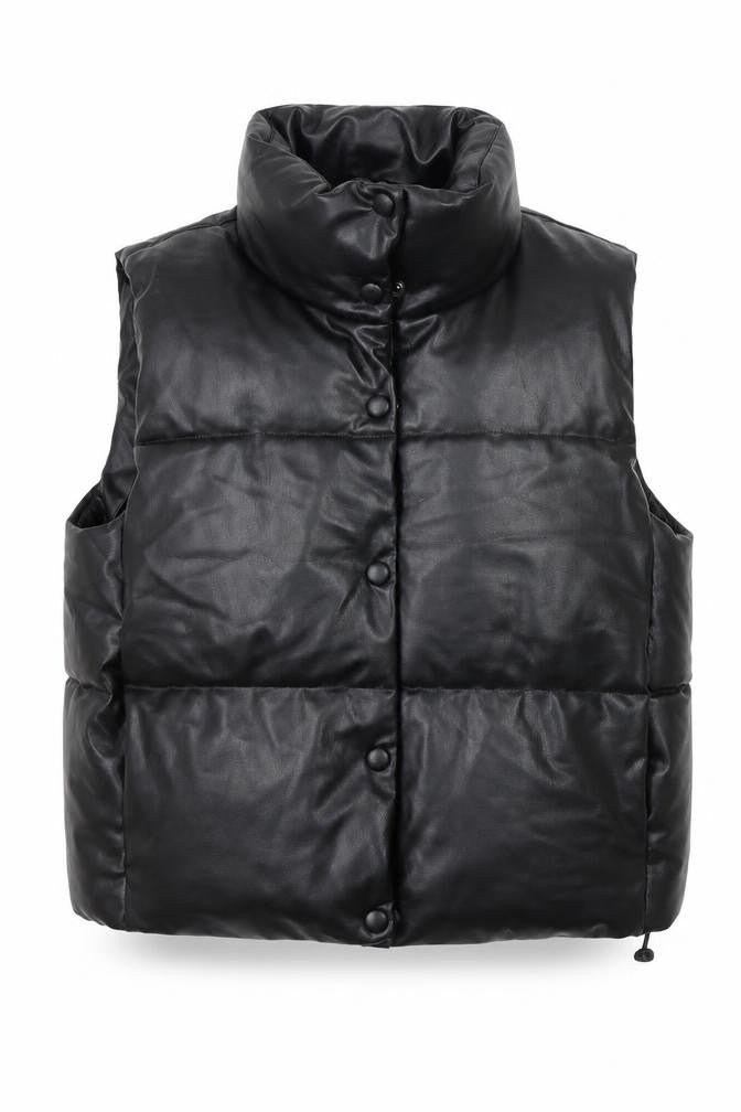 Womens UK Size L Zara Black Puffer Jacket