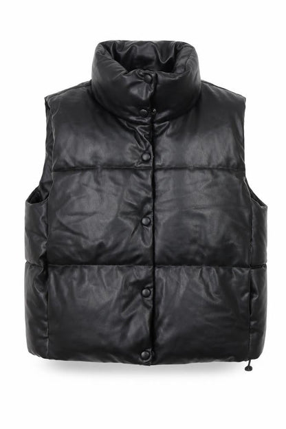 Womens UK Size L Zara Black Puffer Jacket