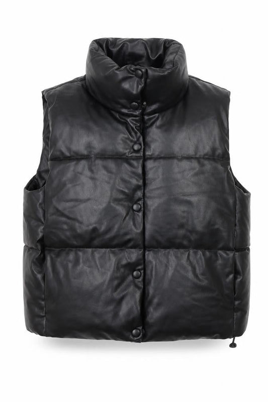 Womens UK Size L Zara Black Puffer Jacket