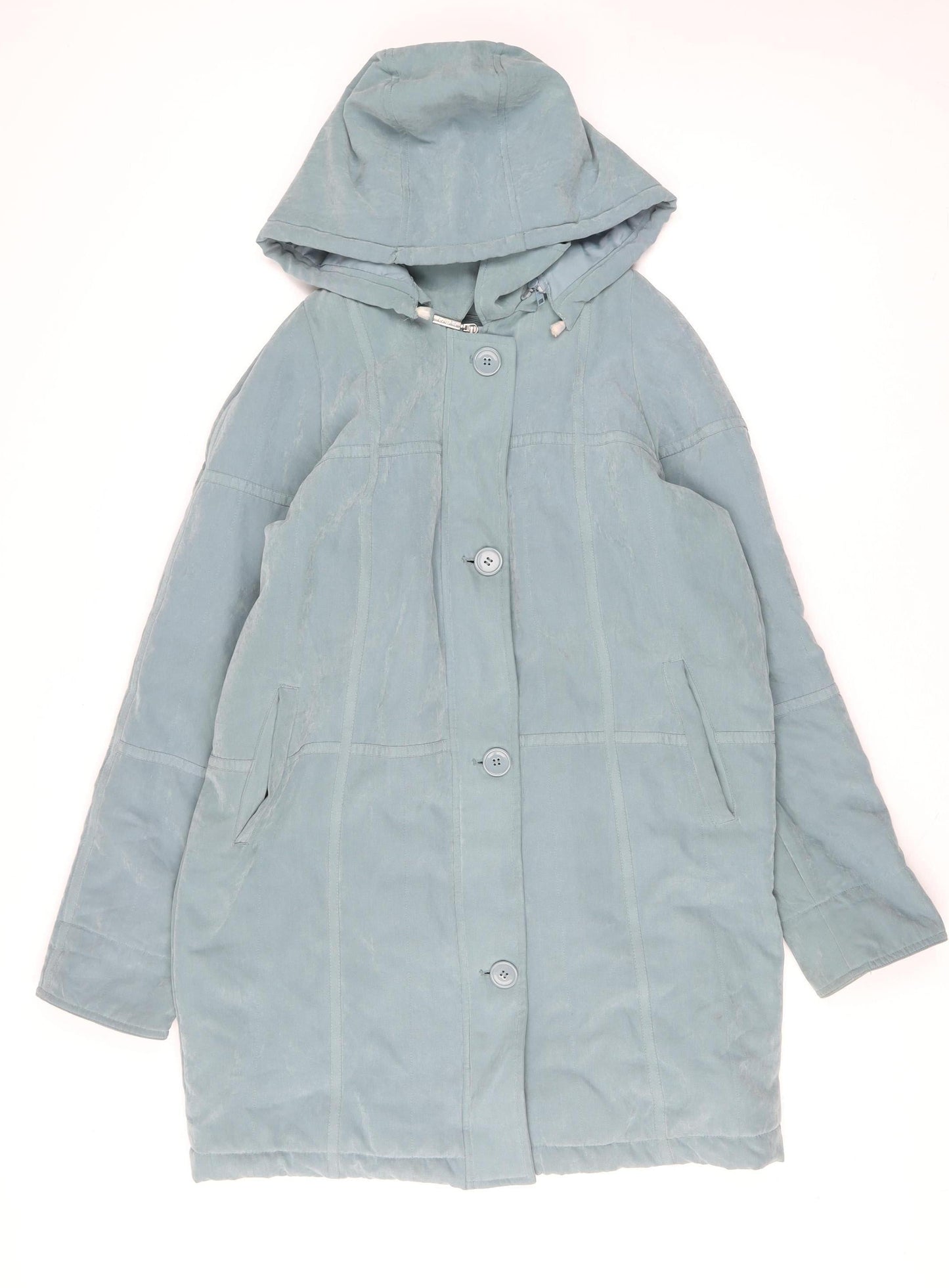 Womens UK Size 12 JBC Blue Rain Coat
