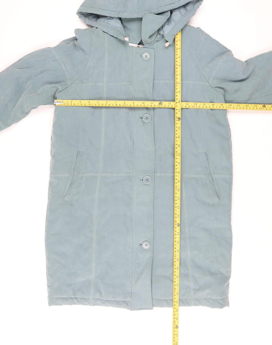 Womens UK Size 12 JBC Blue Rain Coat