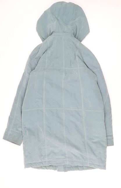 Womens UK Size 12 JBC Blue Rain Coat