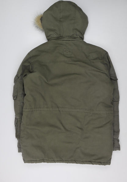 Womens UK Size L Estwest Green Parka Coat