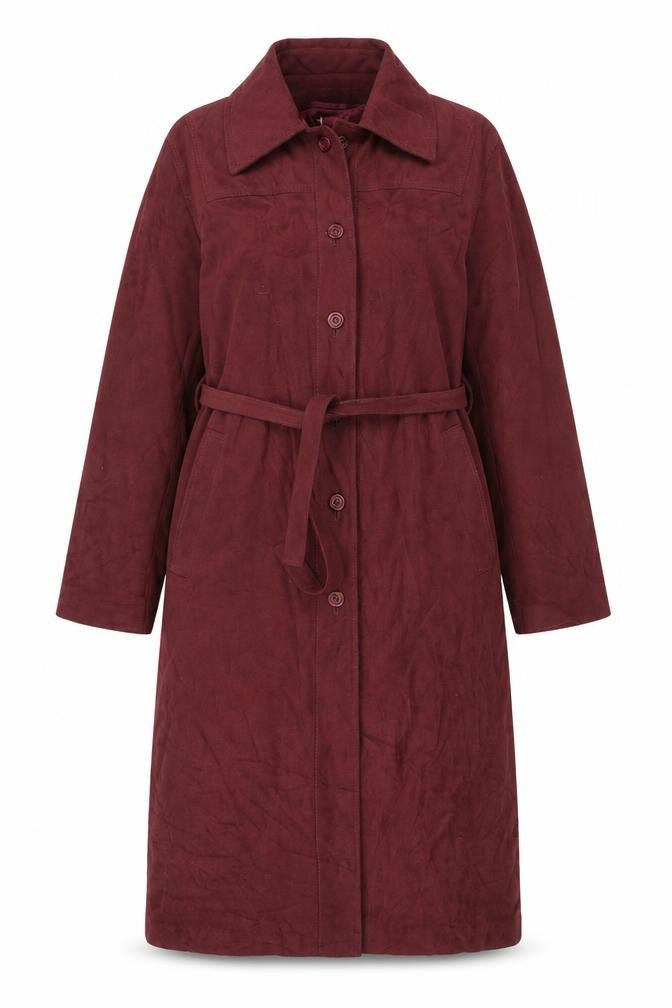 Womens UK Size 12 Forecaster of Boston Red Overcoat