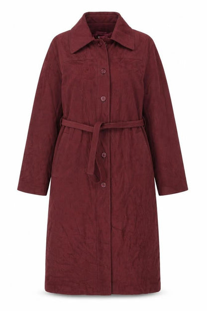 Womens UK Size 12 Forecaster of Boston Red Overcoat