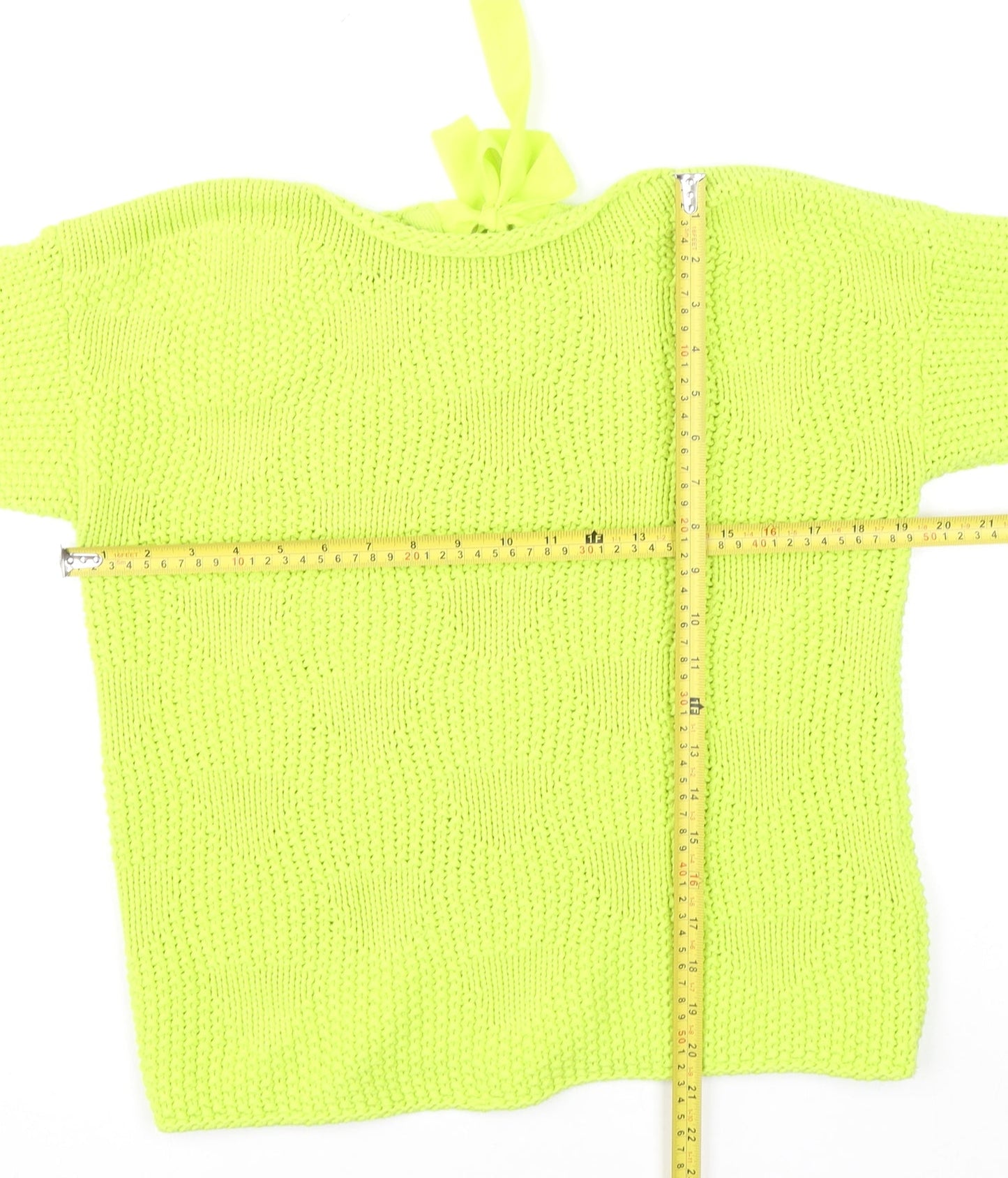 Womens UK Size 14 Oui Green Pullover Jumper