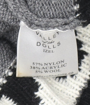 Womens UK Size XS Valley of the Dolls Grey Pullover Jumper