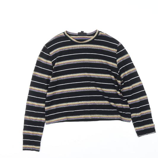 Womens UK Size 12 Topshop Black Pullover Jumper