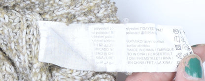 Womens UK Size 12 Pull & Bear Beige Pullover Jumper