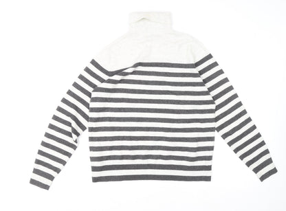 Womens UK Size M Marks and Spencer Grey Pullover Jumper