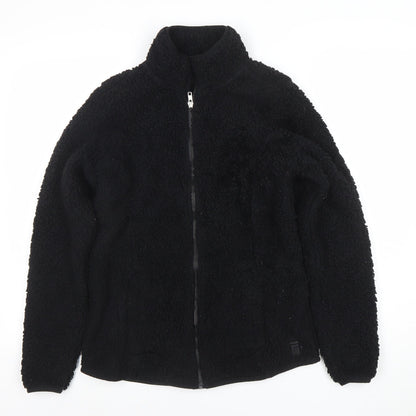 Womens UK Size M FILA Black Basic Jacket