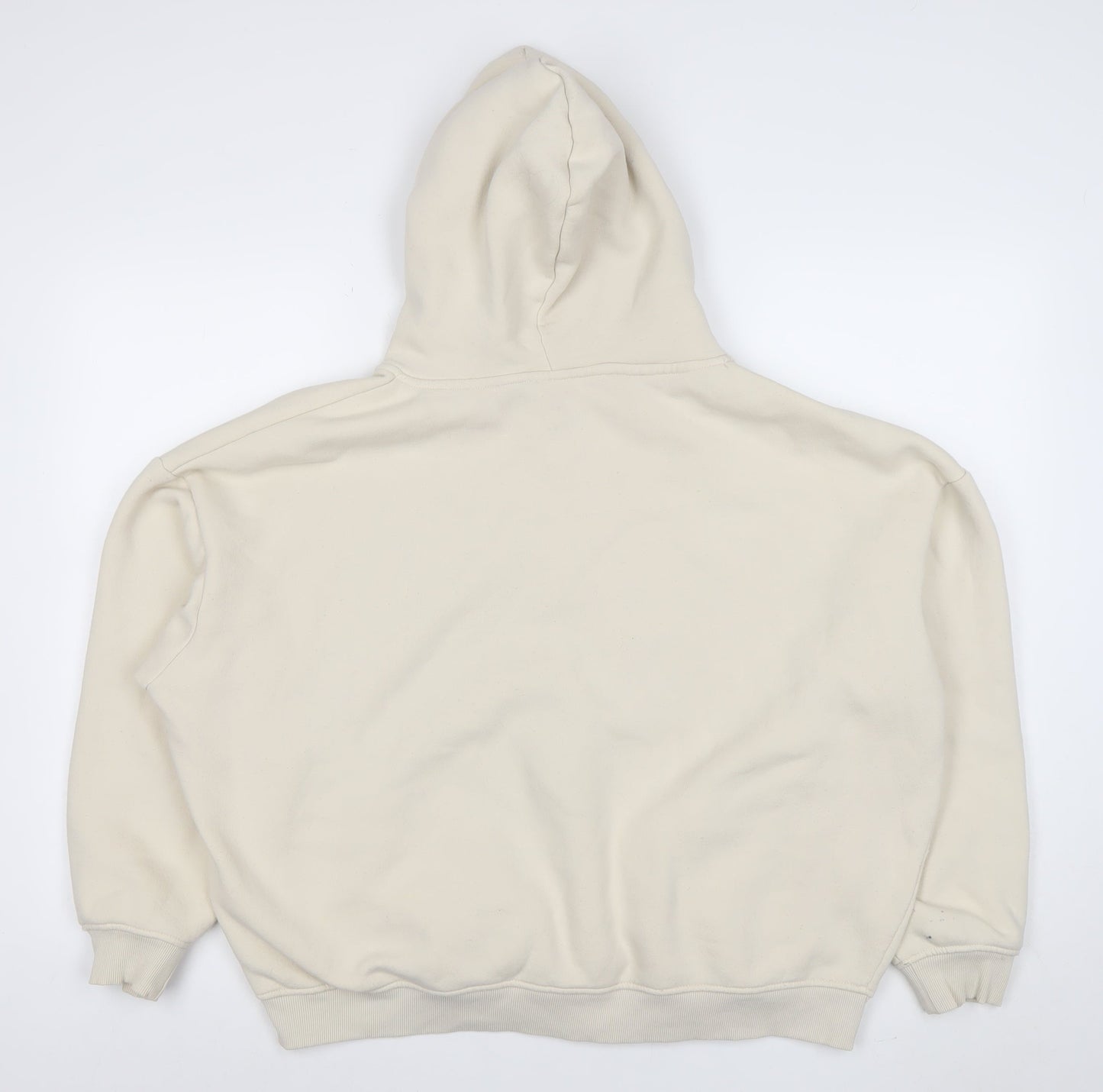 Womens UK Size 12 USA Pro Beige Full Zip Hoodie