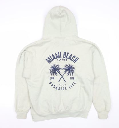 Womens UK Size S Pacific & Co Beige Pullover Hoodie