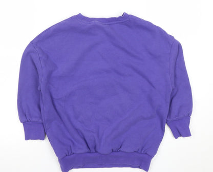 Next Girls Purple Los Angeles Lakers Pullover Sweatshirt 9 Years