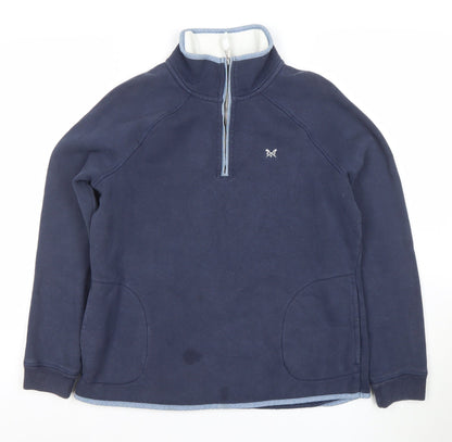 Womens UK Size 12 Crew Clothing Company Blue Pullover Sweatshirt