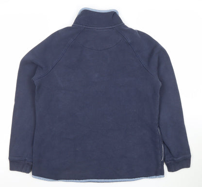 Womens UK Size 12 Crew Clothing Company Blue Pullover Sweatshirt