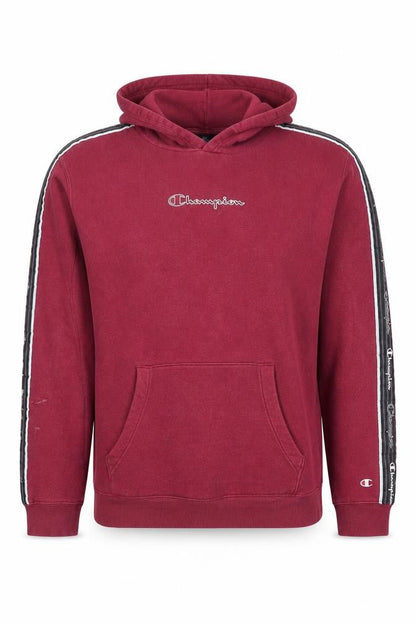 Mens UK Size M Champion Red Pullover Hoodie